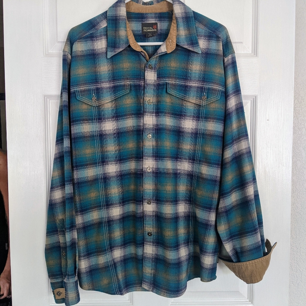 Royal Robbins, large, long sleeve shirt